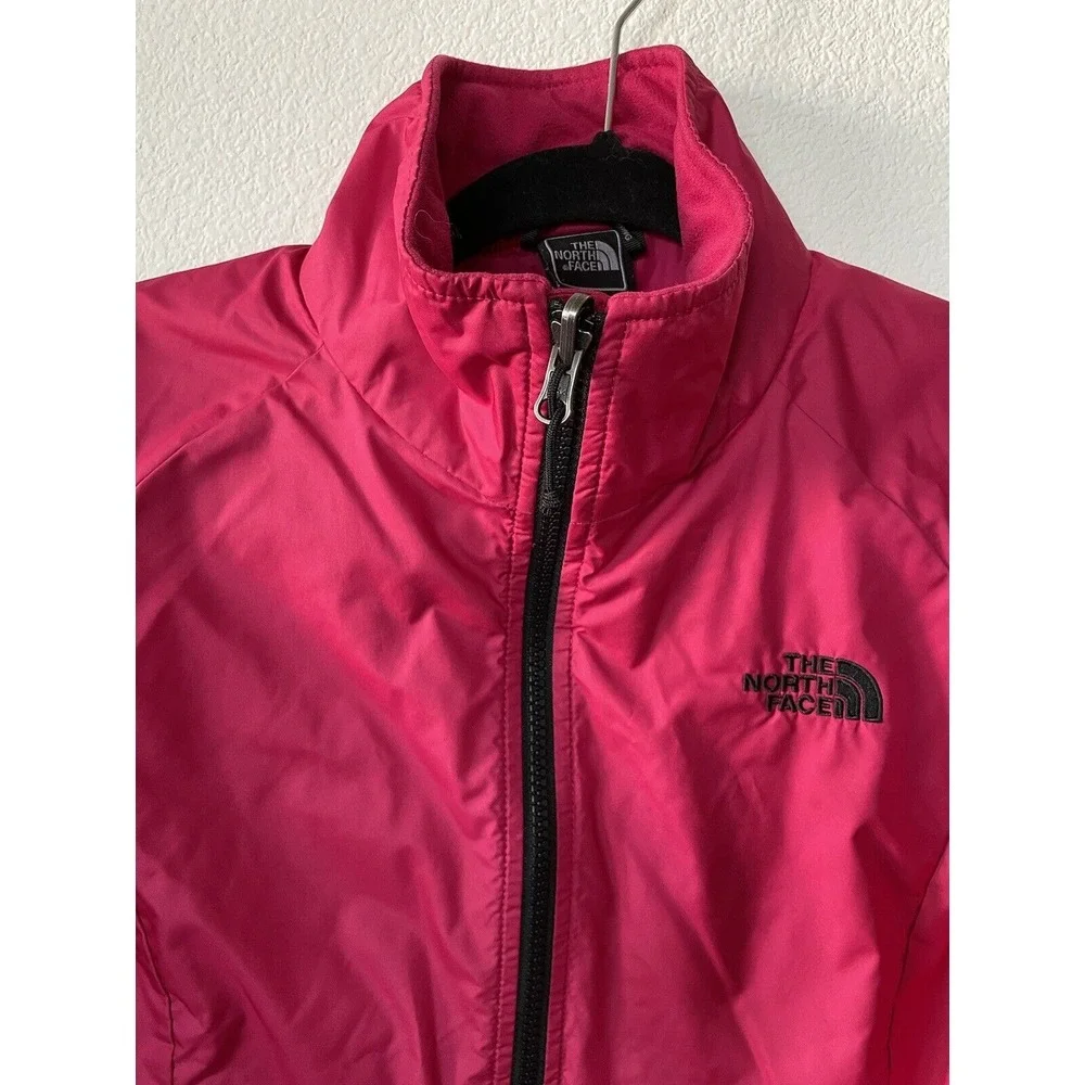 The North Face‎ Jacket Women Pink/Red Small Warm Winter Jacket Zip Up Jacket